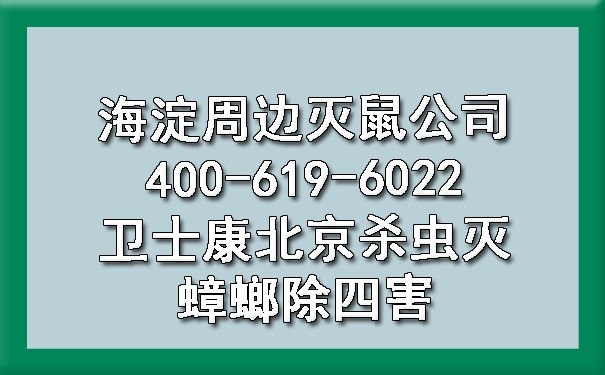 海淀周边灭鼠公司400-619-6022卫士康北京杀虫灭蟑螂除四害